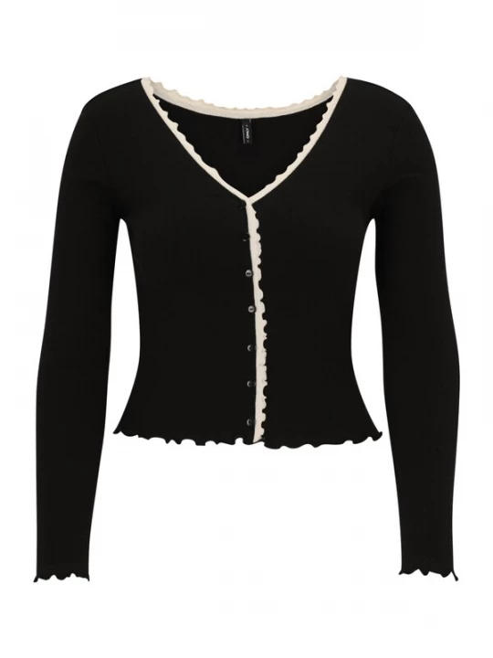 Foto van product Only Petite Shirt 'ONLLAILA' zwart / wit