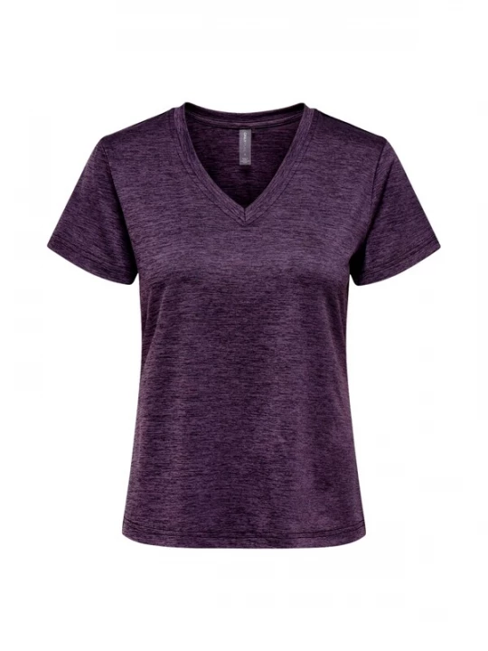 Foto van product Only Play Curvy Functioneel shirt 'ONPCORE' lila gemêleerd
