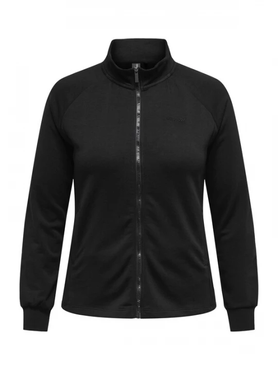Foto van product Only Play Curvy Sportief sweatvest zwart