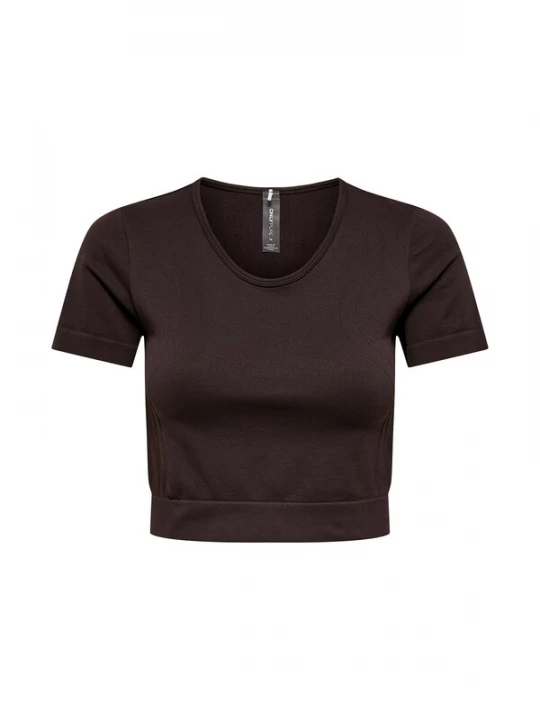 Foto van product ONLY PLAY Functioneel shirt 'ONPALVA' chocoladebruin