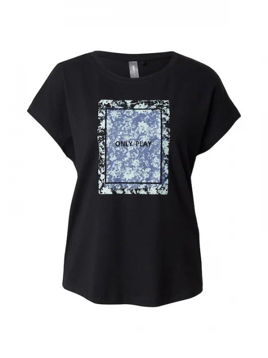 Foto van product ONLY PLAY Functioneel shirt 'ONPAub-Mie Life' turquoise / smoky blue / zwart