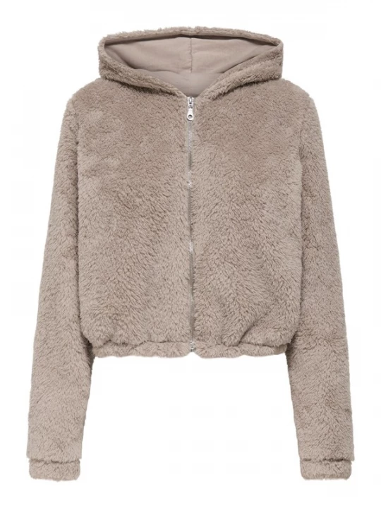 Foto van product ONLY PLAY Functionele fleece jas 'ONPCas-Fluf' donkerbeige