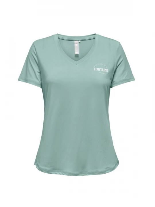 Foto van product ONLY PLAY Shirt 'Save Life' lichtgroen