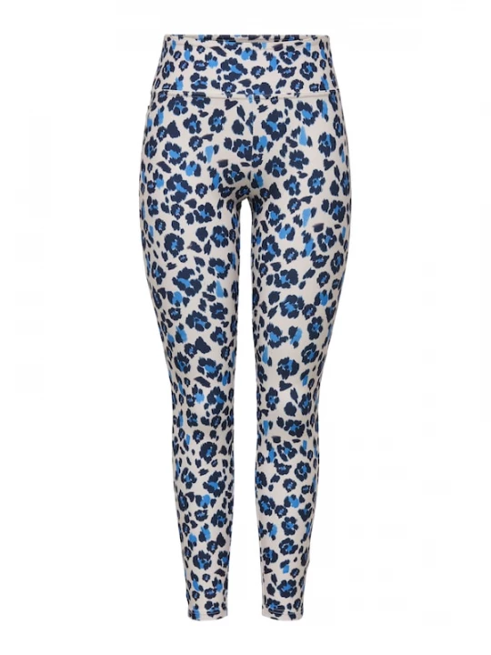 Foto van product ONLY PLAY Sportbroek 'ONPRYA-2- FERN' navy / azuur / lichtgrijs