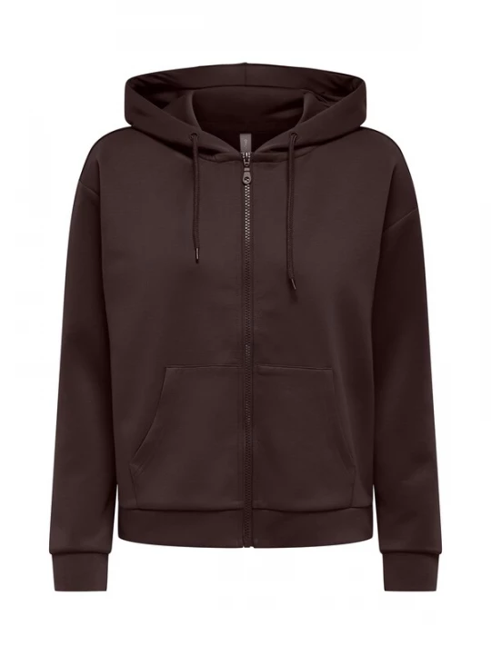 Foto van product ONLY PLAY Sportief sweatvest chocoladebruin