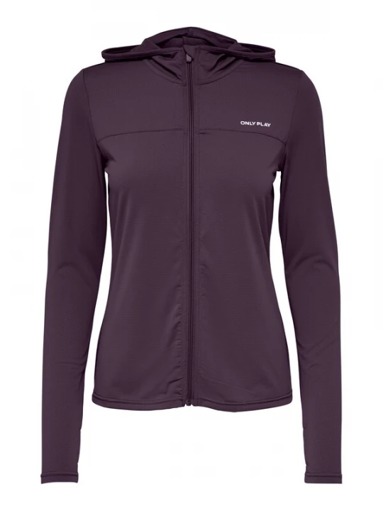 Foto van product ONLY PLAY Sportief sweatvest 'ONPMILA' aubergine