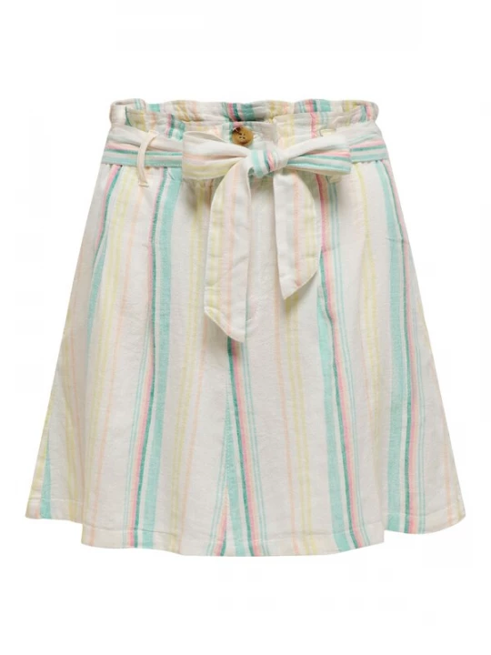Foto van product ONLY Rok 'OHIO' geel / groen / pink / wit
