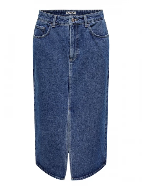 Foto van product ONLY Rok 'ONLBianca' blauw denim