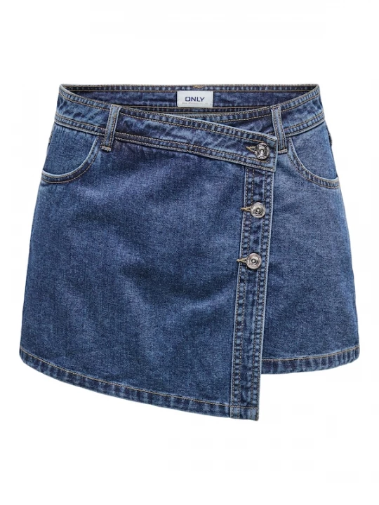 Foto van product ONLY Rok 'ONLLESLY' blauw denim