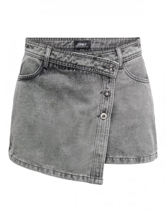 Foto van product ONLY Rok 'ONLLesly' grey denim