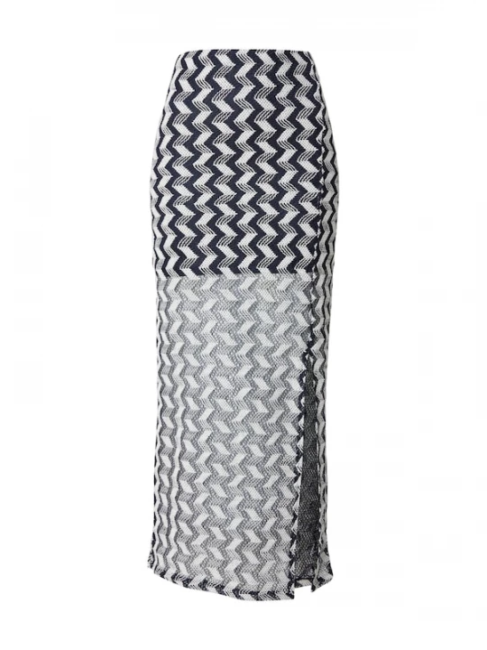 Foto van product ONLY Rok 'ONLMELECO' zwart / wit