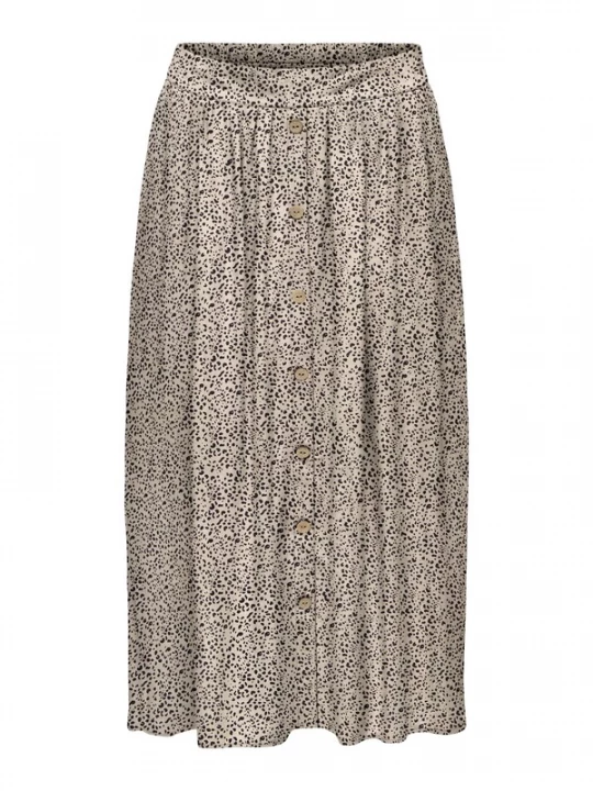 Foto van product ONLY Rok 'ONLMILANO' taupe / zwart