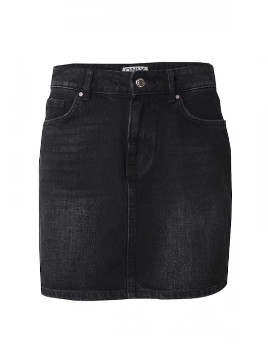 Foto van product ONLY Rok 'ONLStella' black denim