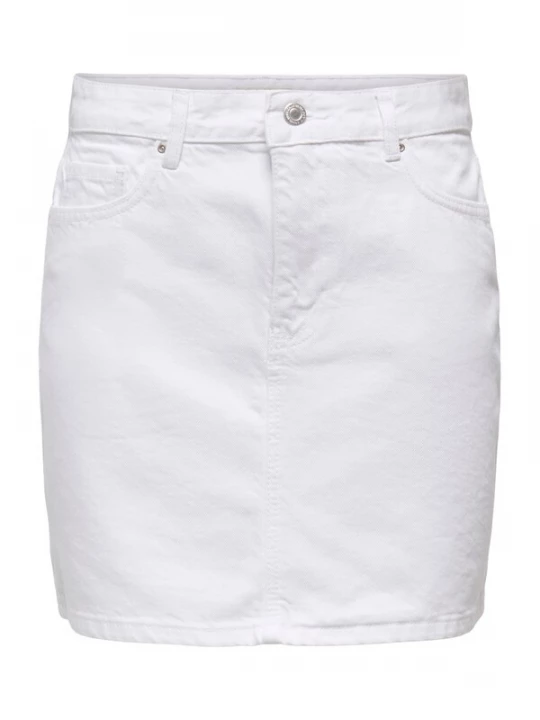 Foto van product ONLY Rok 'ONLStella' white denim