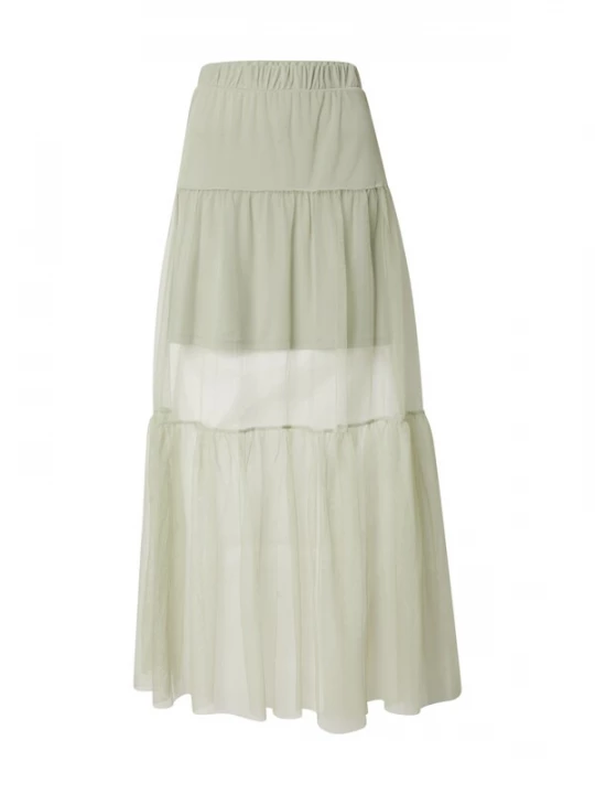 Foto van product ONLY Rok 'ONLTULLA' pastelgroen