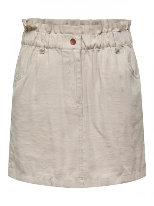 Foto van product ONLY Rok 'Ova-Aris' stone grey