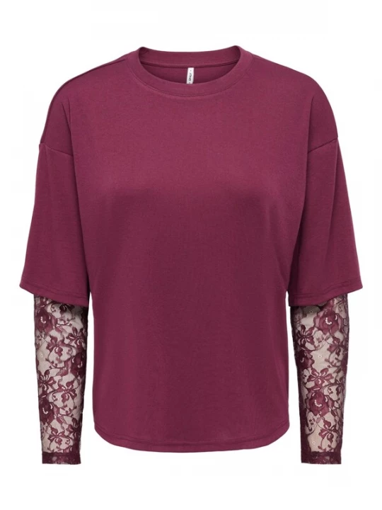 Foto van product ONLY Shirt '15381333' bordeaux