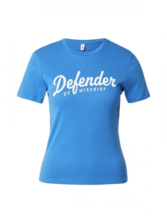 Foto van product ONLY Shirt blauw / wit