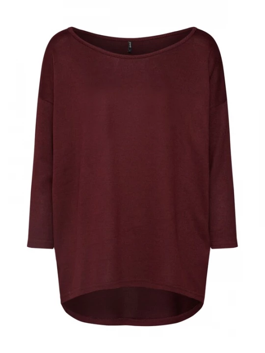 Foto van product ONLY Shirt 'Elcos' wijnrood