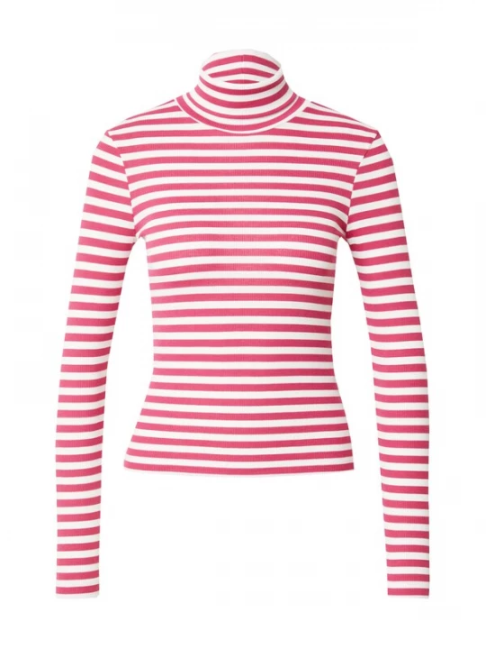 Foto van product ONLY Shirt fuchsia / wit