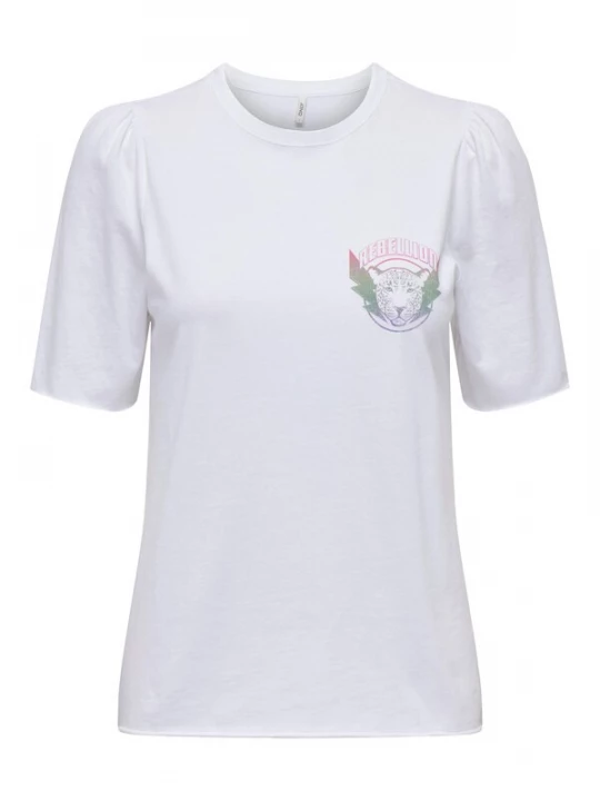 Foto van product ONLY Shirt groen / donkerlila / pink / wit