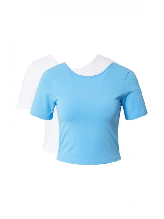 Foto van product ONLY Shirt lichtblauw / wit