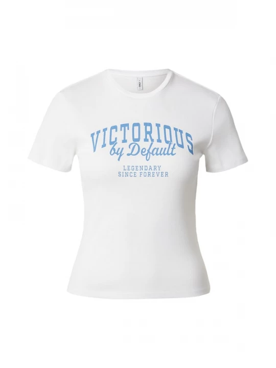 Foto van product ONLY Shirt lichtblauw / wit