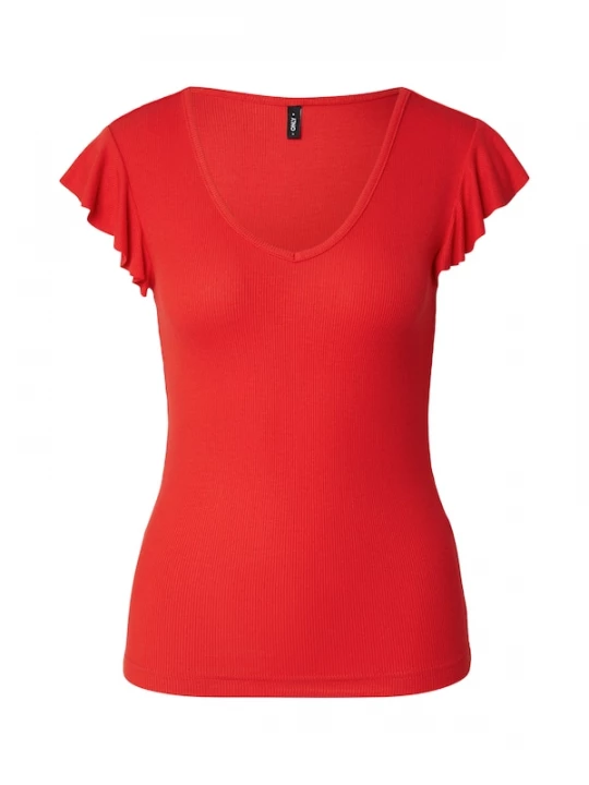 Foto van product ONLY Shirt 'ONLBELIA' knalrood