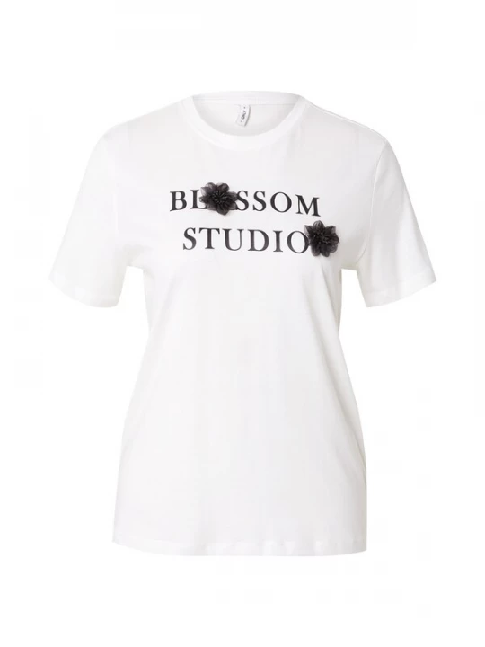 Foto van product ONLY Shirt 'ONLBLOSSOM' zwart / wit
