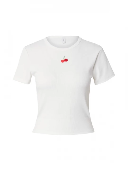 Foto van product ONLY Shirt 'ONLDaniella' rood / wit