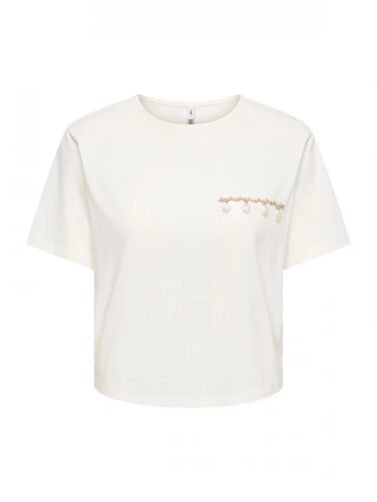 Foto van product ONLY Shirt 'ONLELLEN' offwhite