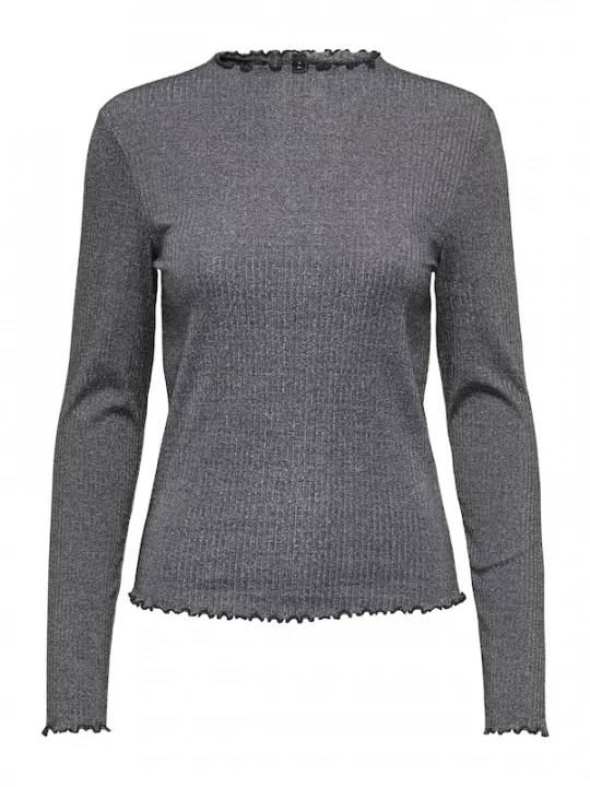 Foto van product ONLY Shirt 'ONLEmma' zwart gemêleerd