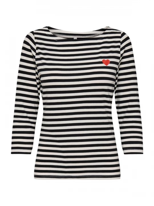 Foto van product ONLY Shirt 'ONLFifi' zwart / wit