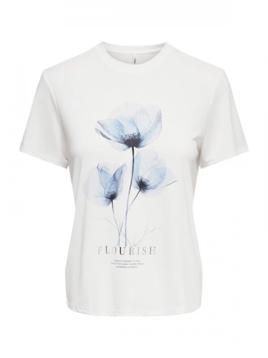 Foto van product ONLY Shirt 'ONLFREE' lichtblauw / donkerblauw / grijs / natuurwit