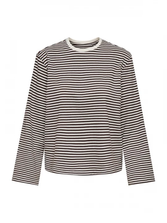 Foto van product ONLY Shirt 'ONLFREJA' bruin / wit