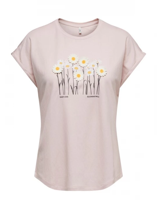 Foto van product ONLY Shirt 'ONLJANY' geel / sering / zwart / wit