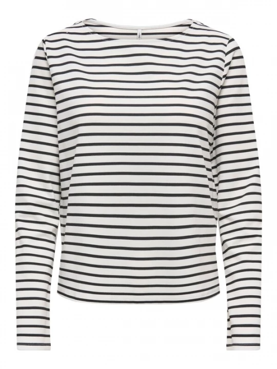 Foto van product ONLY Shirt 'ONLKELLIE' zwart / wit