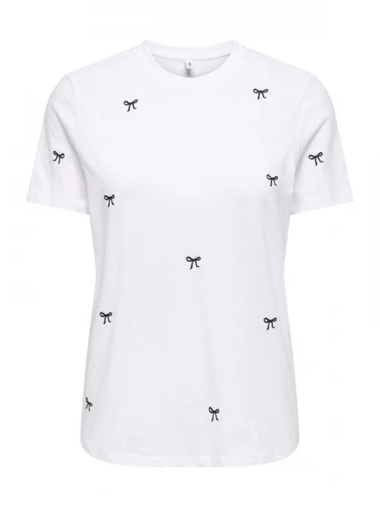 Foto van product ONLY Shirt 'ONLKETTY' zwart / wit