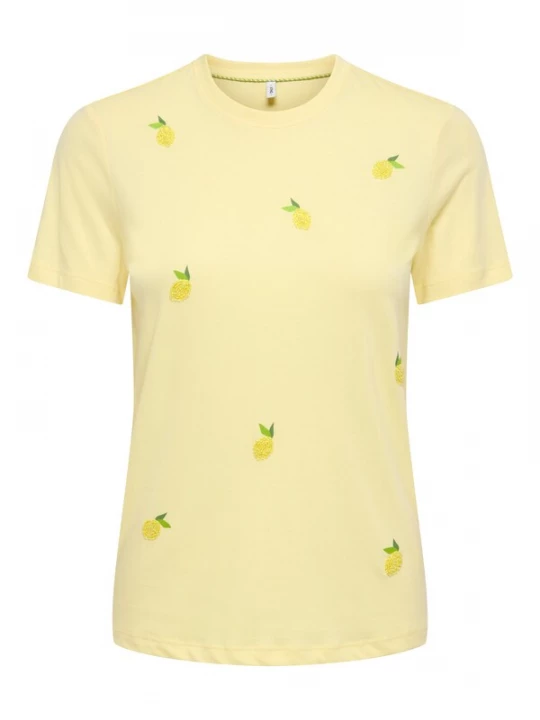 Foto van product ONLY Shirt 'ONLKita' geel / lichtgeel / groen