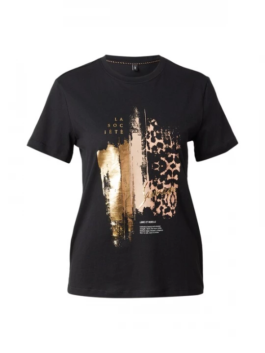 Foto van product ONLY Shirt 'ONLKITA' goud / poederroze / zwart