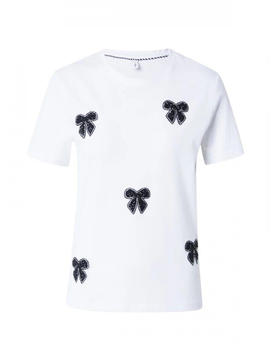 Foto van product ONLY Shirt 'ONLKITA' zwart / wit
