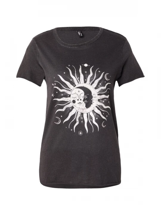 Foto van product ONLY Shirt 'ONLLUCY' zwart / wit