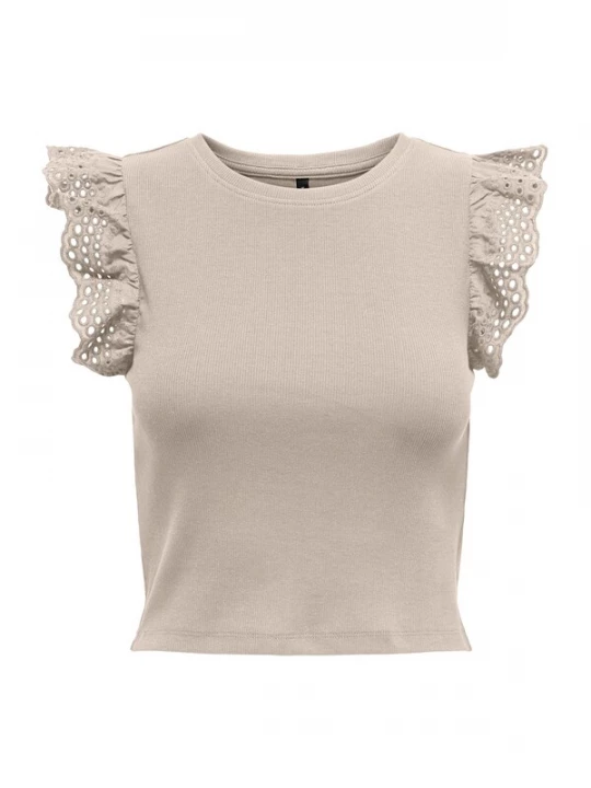 Foto van product ONLY Shirt 'ONLMATHILDA' stone grey