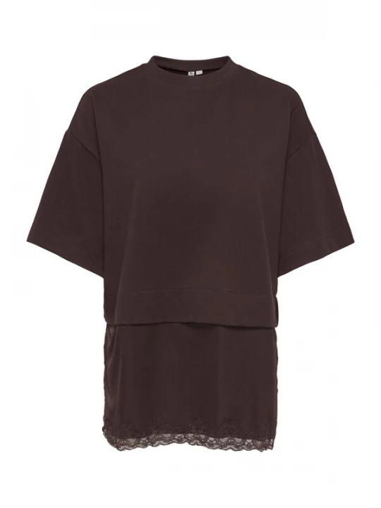 Foto van product ONLY Shirt 'ONLMexa' chocoladebruin