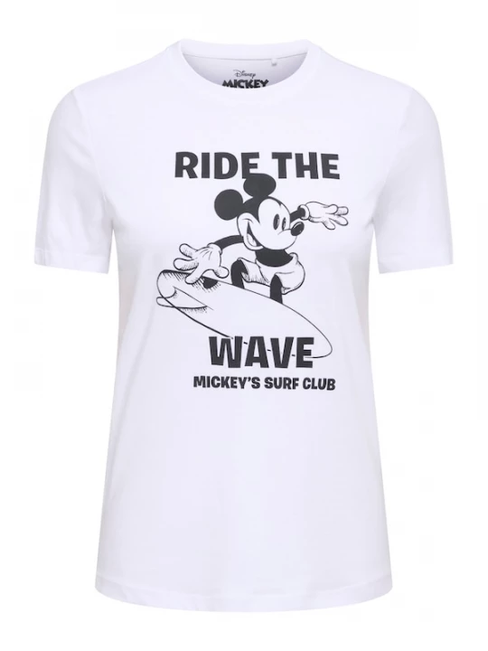 Foto van product ONLY Shirt 'ONLMICKEY' zwart / wit