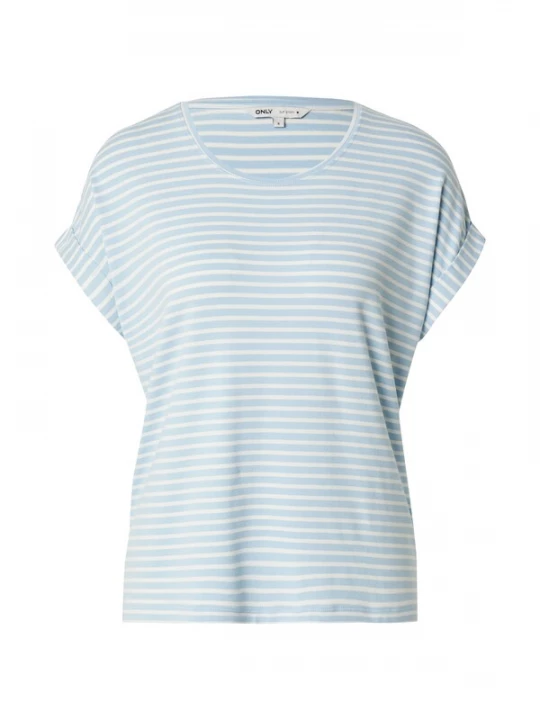 Foto van product ONLY Shirt 'ONLMoster' lichtblauw / wit
