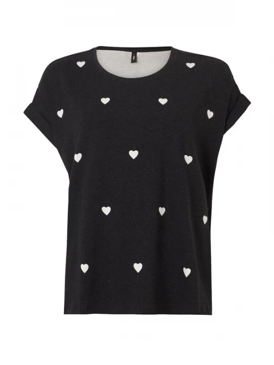 Foto van product ONLY Shirt 'ONLMoster' zwart / wit