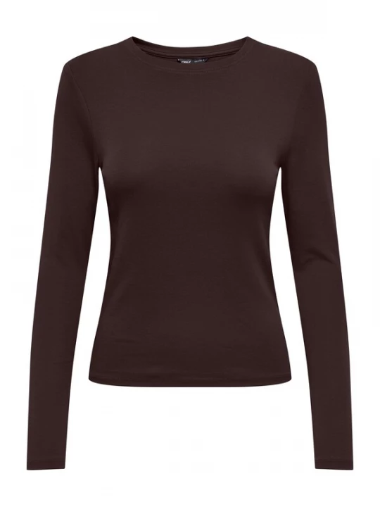 Foto van product ONLY Shirt 'ONLRiley' chocoladebruin