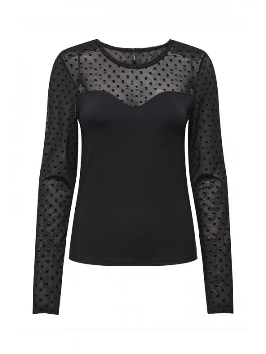 Foto van product ONLY Shirt 'ONLSABINA' zwart