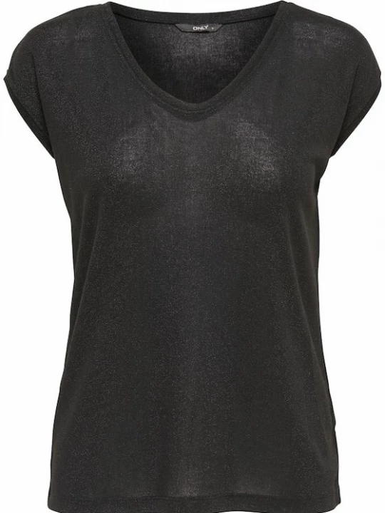 Foto van product ONLY Shirt 'Onlsilvery' zwart